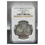 2010-W Slab Silver Dollar Comm.