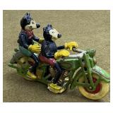 Cast Iron Mickey Mouse Motorcycle