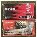 125 rnds .38 Spl Ammo