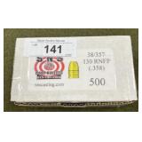 500ct .357 cal 130gr RNFP Bullets