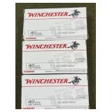 150 rnds Winchester .40 S&W Ammo