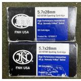 100 rnds FNH 5.7x28mm Ammo