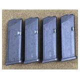 4 Glock 13rnd .40 S&W Magazines
