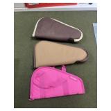 3 Hand Gun Soft Cases