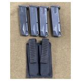 4 Beretta 15rnd 9mm Magazines