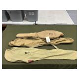 3 Military Style Canvas Rifle Cases