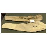 2 Military Style Canvas Rifle Cases