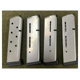 4 Wilson Combat 1911 8rnd Mags