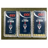 120 rnds CCI .22 Mag Ammo