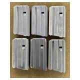 6-AR15 20 rnd Mags