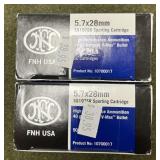 100 rnds FNH 5.7x28mm Ammo