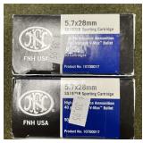 100 rnds FNH 5.7x28mm Ammo
