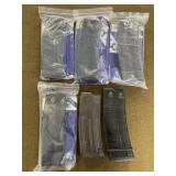 6-AR15 30 rnd Mags