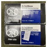 100 rnds FNH 5.7x28mm Ammo