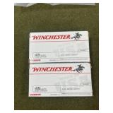 100 rnds Winchester .45 Auto Ammo