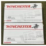 100 rnds Winchester .45 Auto Ammo