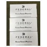 150  rnds Federal 9mm Ammo