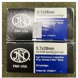 100 rnds FNH 5.7x28mm Ammo