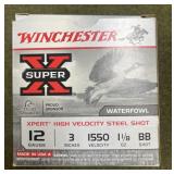 25 rnds Winchester 12  ga 3" Shotshells