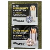 40 rnds Sig Sauer Elite .45 Auto Ammo