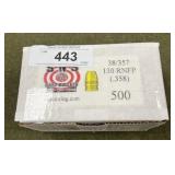 500ct .357 cal 130gr RNFP Bullets