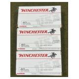 150 rnds Winchester .40 S&W Ammo