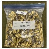500ct .45 Auto Used Brass
