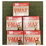500ct Hornady Moly Coat .22 cal 50gr V Max Bullets