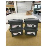 4 Plastic Ammo Cans
