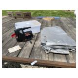Roadside Compressor, Tarp, Tote