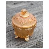 Carnival Glass Marmalade Jar
