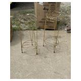 2 - Wire Plant Stands