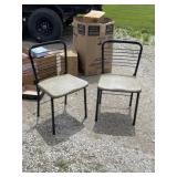 2 - Folding Chairs & Card Table
