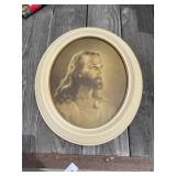Oval Framed Jesus