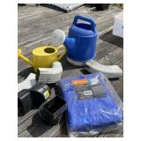 Tarpaulin, Watering Cans, Gutter