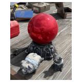 Gazing Ball and Pigs