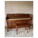 Wurlitzer Spinet Piano and Bench
