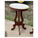 Oval Marble Top Table