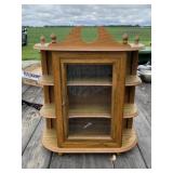 Oak Wall Curio Box