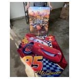 Cars Blanket and Movie Print