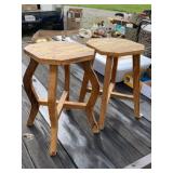 2 - Wood Plant Stands