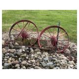 2 - 28" "Iron Wheels