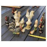 Collection of Hens and Roosters