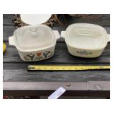 2 - Corningware Lidded Casseroles