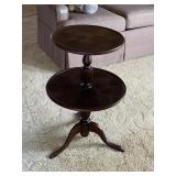 Two Tier Three Leg Parlor Table