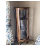Cylinder Curio Cabinet