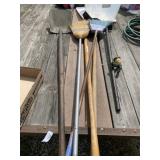 Brooms, Shovel, Rakes