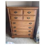 Maple Highboy Dresser