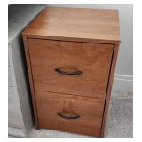 2-Drawer Home Office Wood Filing Cabinet