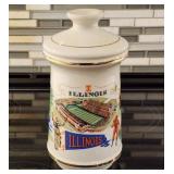 1972 UIUC Chief Illiniwek & Stadium Decanter